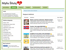 Tablet Screenshot of myliusilute.lt